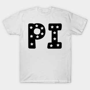 Pi Star Letters T-Shirt